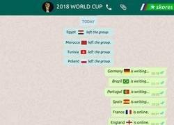 Enlace a El grupo de Whatsapp del Mundial