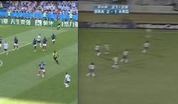 Enlace a Hace 20 años Ronaldo Nazario hizo exactamente la misma jugada que Mbappé y también contra Argentina
