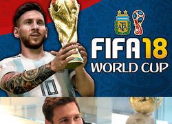Enlace a Messi gana el mundial en el FIFA