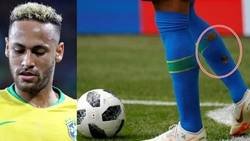 Enlace a La razón por la que Neymar juega con agujeros en las medias durante el Mundial