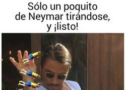 Enlace a Para que no le falte de nada a un partido con Neymar