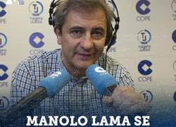 Enlace a Manolo Lama opinando sobre el futuro portero del Real Madrid está tan confuso que se hiere a si mismo