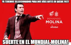Enlace a Molina, nuevo seleccionador para Qatar 2022