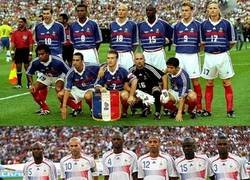 Enlace a Las titulares de las 3 finales del mundo jugadas por Francia. Se ha notado el calentamiento global