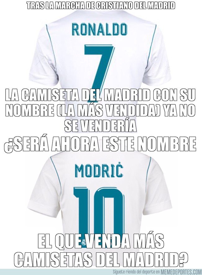 1045617 - ¿La camiseta más vendida del Real Madrid?