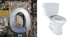 Enlace a El techo del nuevo estadio del Tottenham parece el asiento de un retrete