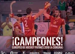 Enlace a La Roja de hockey de patines, campeones de Europa