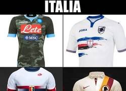 Enlace a Las camisetas de la Serie A