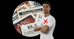 Enlace a Ya es mala suerte que estos medios no tengan fotos de Cristiano con la camiseta del Madrid, vía @ElChirincirco