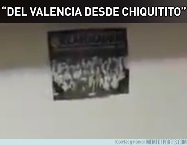 1046432 - El Valencia CF publica un vídeo de un niño valencianista hasta la médula, pero se olvida de un detalle que lo retrata