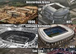 Enlace a El cambio de algunos estadios el año de su inauguración y ahora