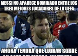 Enlace a Messi no halla consuelo...
