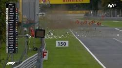 Enlace a Es casi un milagro, tras este terrible accidente de Ericsson a 350 km/h