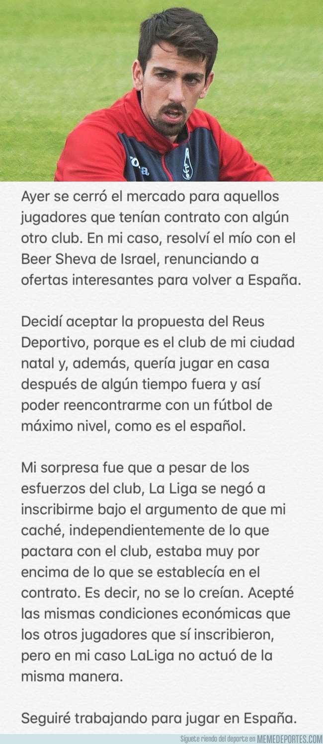 1049311 - Isaac Cuenca no ficha por el Reus porque LaLiga no se cree su contrato