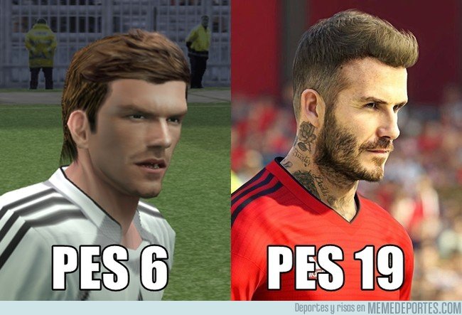 1049533 - La evolución de Beckham en el PES