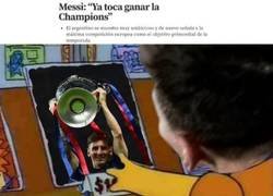 Enlace a Messi tiene una cuenta pendiente con los Barcelonistas