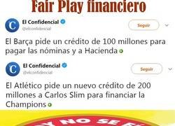Enlace a Fair Play financiero, HOY NO SE FÍA, MAÑANA TODO EL DÍA