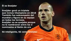 Enlace a Sé como Sneijder