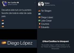 Enlace a Iker se cabrea con un usuario tras publicar una encuesta en Twitter