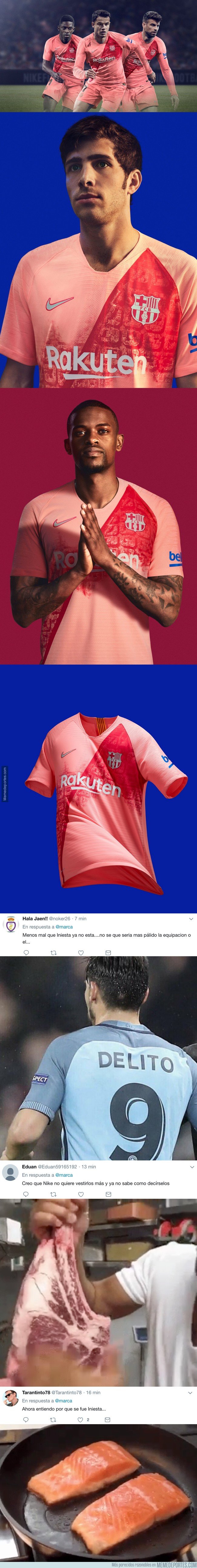 1050202 - Las primeras reacciones tras la presentación de la tercera camiseta del Barcelona