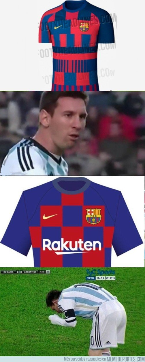 1050685 - Ojo con el último diseño que se ha filtrado de la camiseta del Barça del año que viene. Cada vez peor.