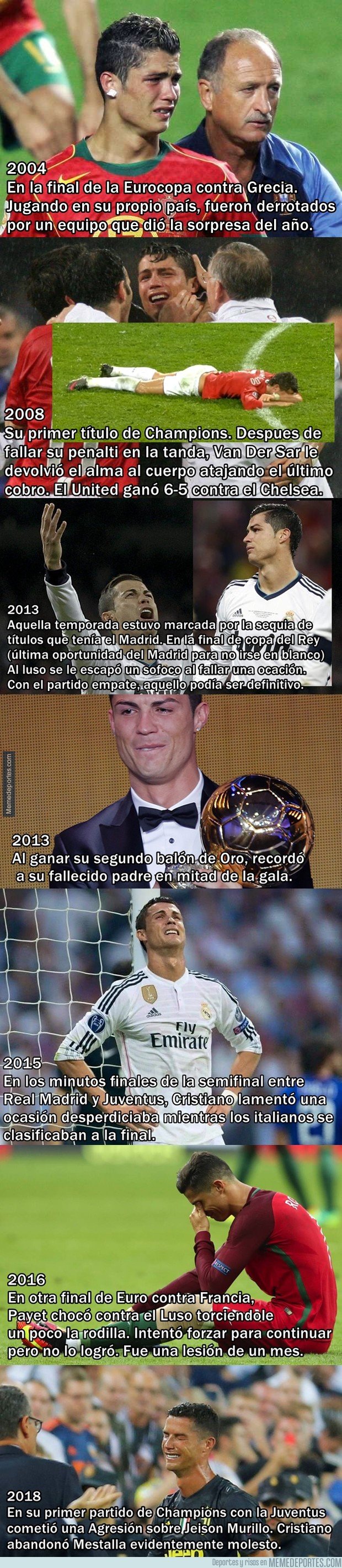 1051080 - 7 veces que Cristiano Ronaldo lloró y rompió el corazón de sus fans