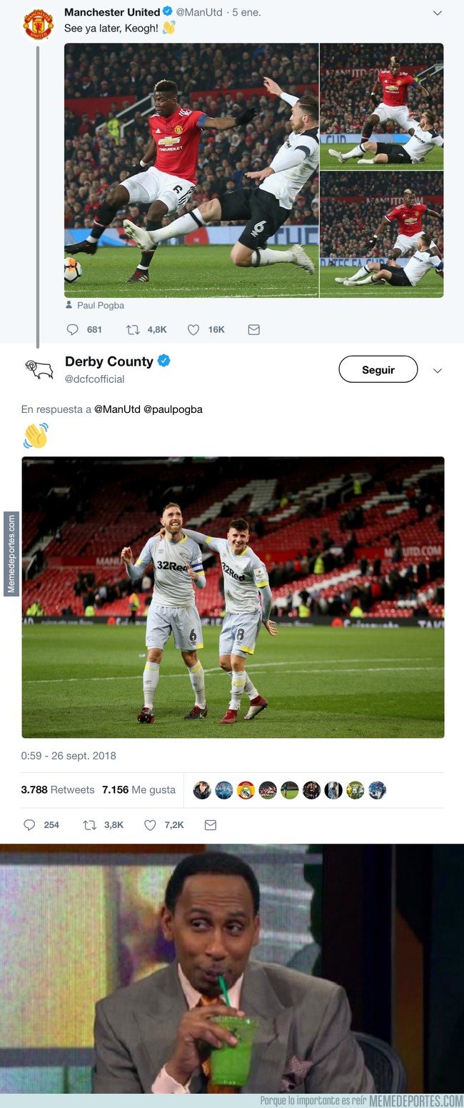 1051455 - El Derby County le devuelve el tweet a Pogba en forma de zasca