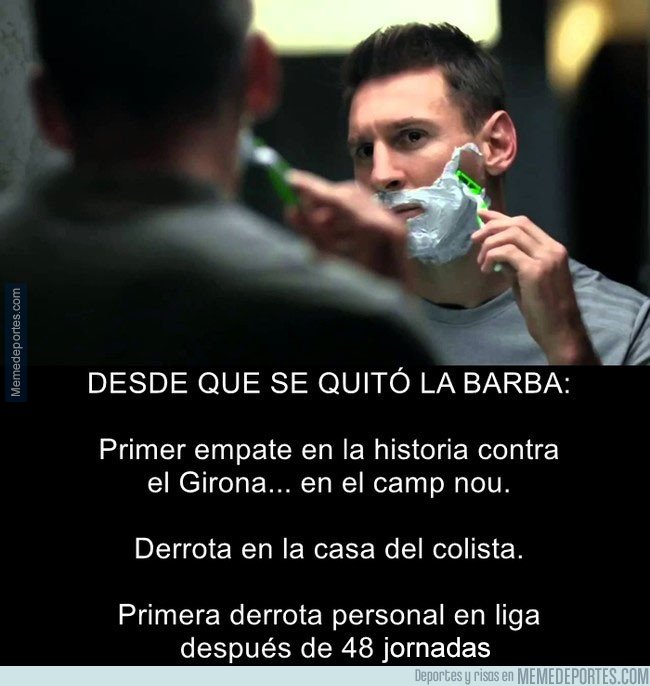 1051634 - Messi no vuelve a comprar una cuchilla de afeitar en su vida