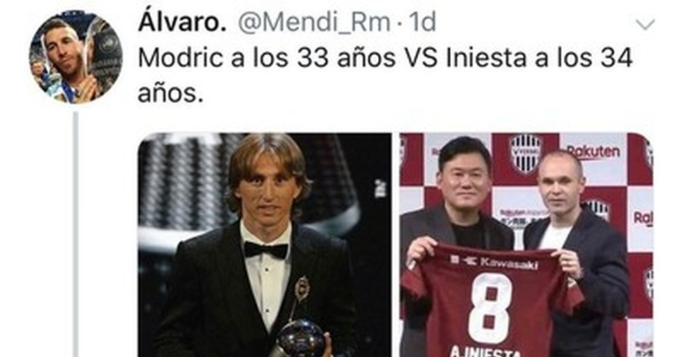 [ MEMEDEPORTES ] Intenta comparar a Modric con Iniesta, pero lo ...