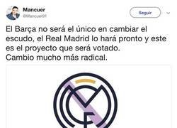 Enlace a También filtran el que será el nuevo escudo del Real Madrid a falta de votación y es terriblemente feo