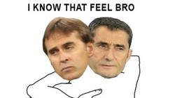Enlace a Valverde y Lopetegui saben cómo se sienten uno y otro tras este comienzo de Liga tan igualado