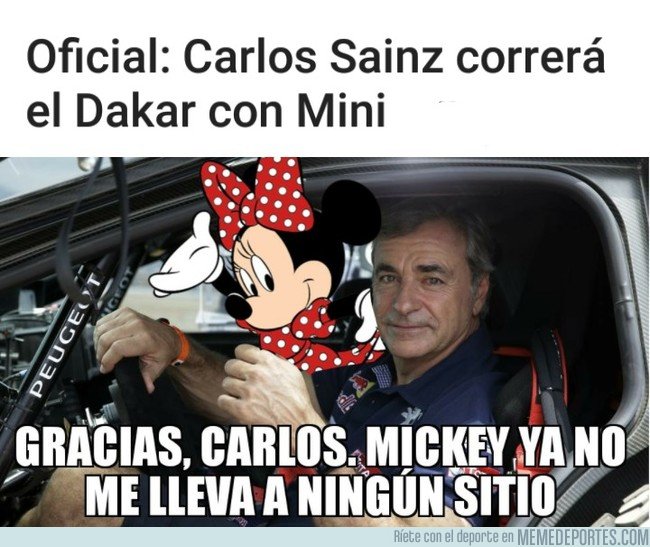 1052053 - Carlos Sainz correrá con Mini