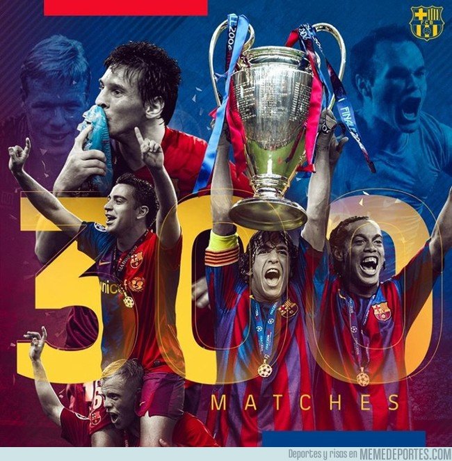 1052270 - Gran actuación del Barça en su partido 300 en la Champions