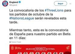 Enlace a La selección inglesa hace la cagada del año confundiendo a Betis con una ciudad, y twitter se ríe hasta la saciedad de ellos