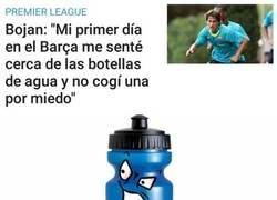 Enlace a Las imponentes botellas que había en el Barça en 2007