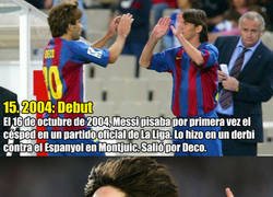 Enlace a El momento que marcó a Messi en cada año desde su debut hace 14 años