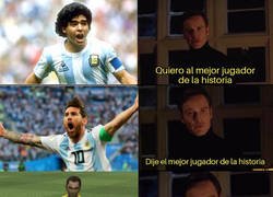 Enlace a Tanto debate Maradona-Messi para nada