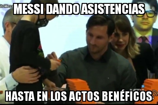1053527 - Gran gesto de Leo Messi apoyando un proyecto contra el cáncer infantil