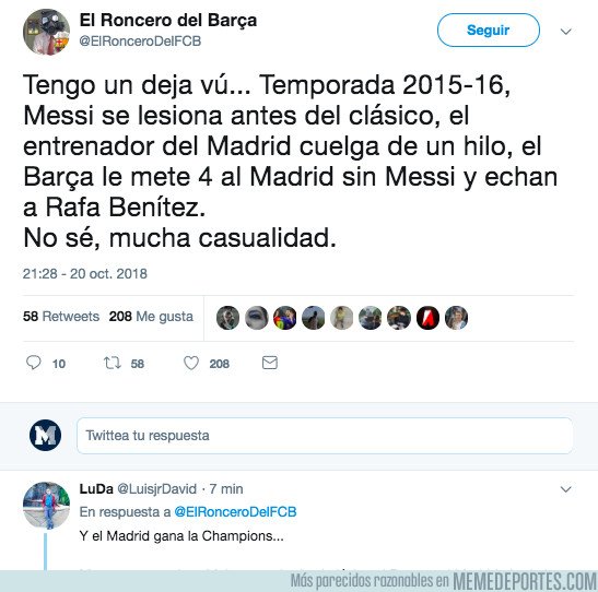 1053723 - Paralelismos con la lesión de Messi y el Madrid entre 2015 y 2018