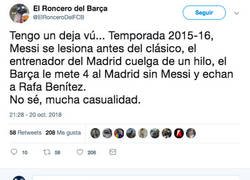 Enlace a Paralelismos con la lesión de Messi y el Madrid entre 2015 y 2018