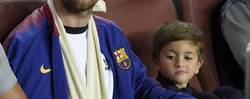 Enlace a ¿El hijo de Messi es fan de Cristiano?