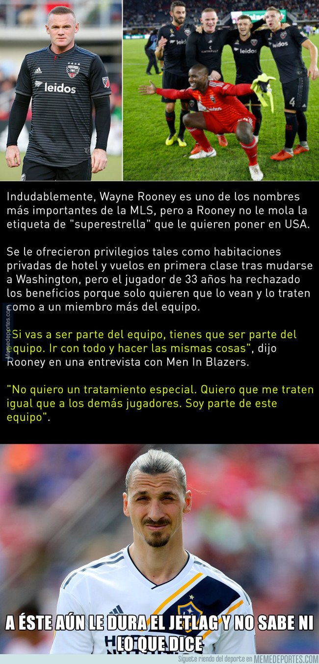 1054286 - El tremendo gesto que ha tenido Rooney con sus compañeros del DC United