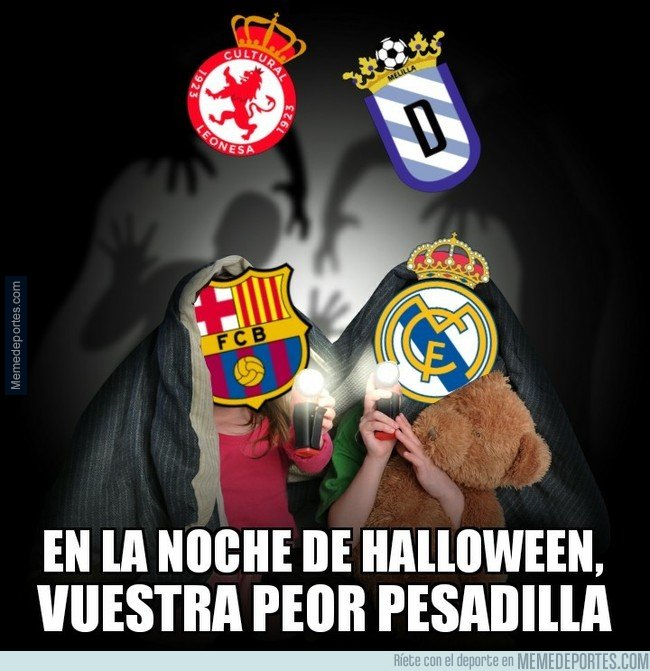 1054993 - Equipos temibles para Barça y Madrid en Halloween