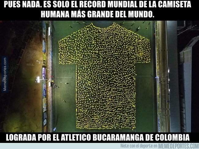 1055794 - El récord mundial logrado por un modesto equipo de fútbol colombiano