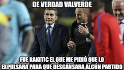 Enlace a Valverde y su obsesión por Rakitic de titular y Arturo Vidal de suplente