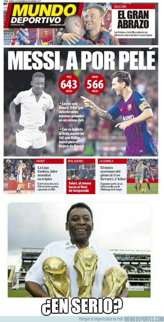 1056186 - ¿Messi, a por Pelé?