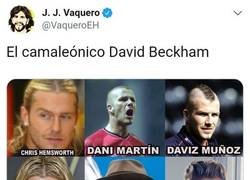 Enlace a El camaleónico Beckham, por @VaqueroEH