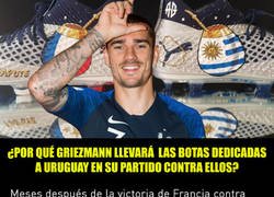 Enlace a ¿Por qué Griezmann llevará las botas dedicadas a Uruguay en su partido contra ellos?