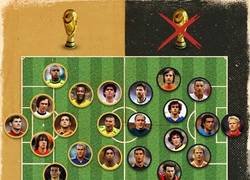 Enlace a ¿Quién ganaría entre un equipo de campeones del mundo y un equipo sin campeones del mundo? Por @emiliosansolini