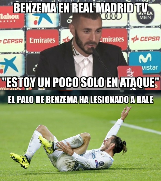 1056901 - Benzema le tira una puyita a Bale